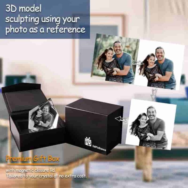 Personalized 3d Crystal Photo Gift – Perfect For Anniversary, Birthday & Wedding - Image 6