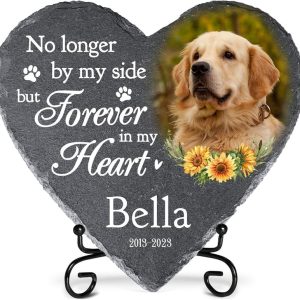 Personalized Dog Memorial Stone - Pet Sympathy Gift, Custom Grave Marker