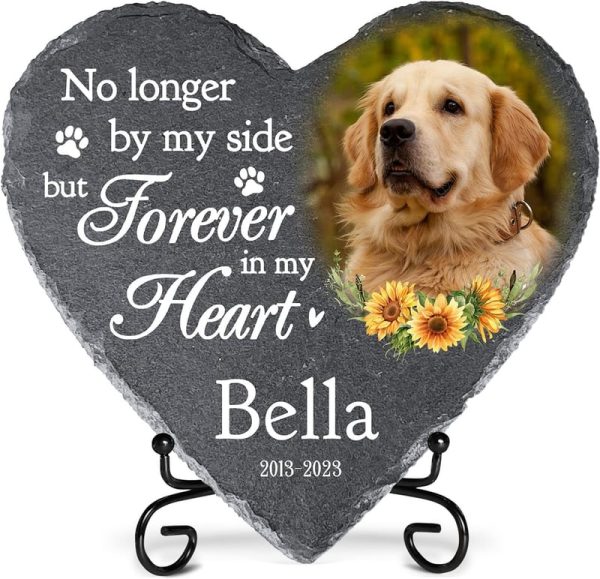 Personalized Dog Memorial Stone - Pet Sympathy Gift, Custom Grave Marker