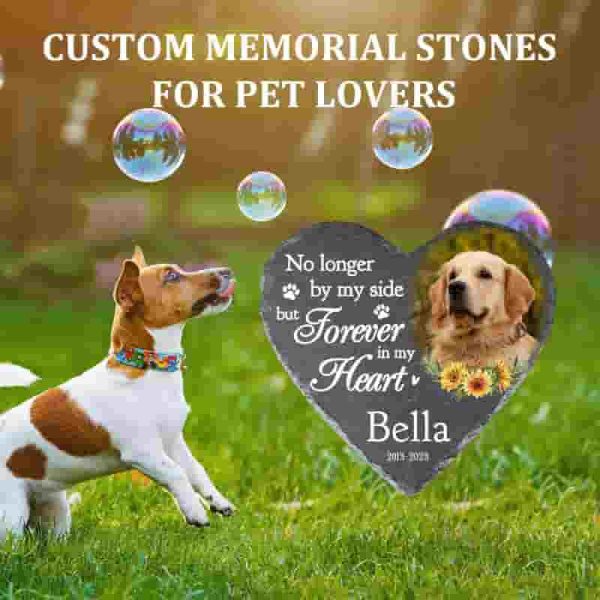 Personalized Dog Memorial Stone - Pet Sympathy Gift, Custom Grave Marker - Image 6