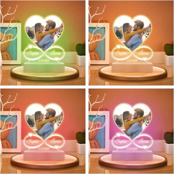 Personalized Led Picture Frame With Photo - Perfect Gift For Any Occasion - Image 4