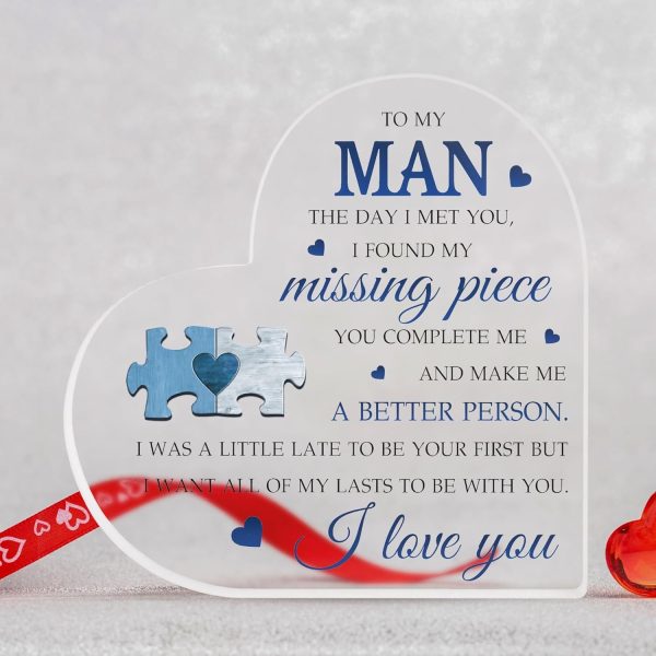 Best Anniversary & Birthday Gifts For Him - Romantic Acrylic Plaque - Image 3