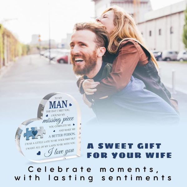 Best Anniversary & Birthday Gifts For Him - Romantic Acrylic Plaque - Image 4