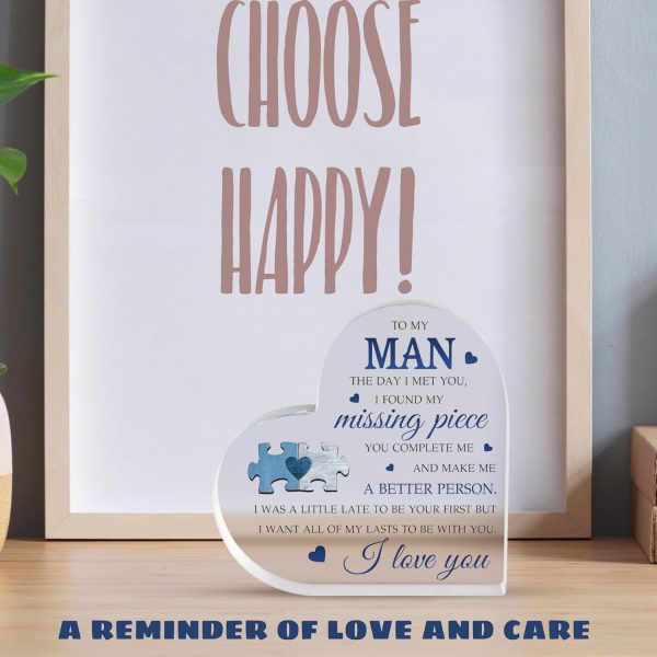 Best Anniversary & Birthday Gifts For Him - Romantic Acrylic Plaque - Image 5