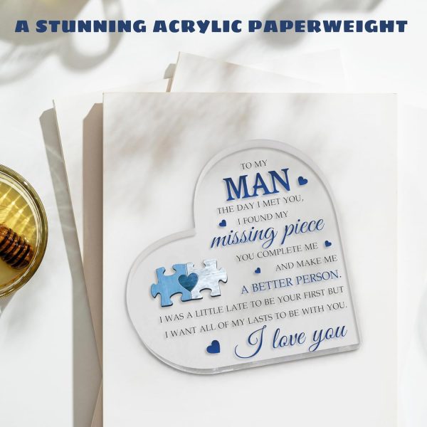 Best Anniversary & Birthday Gifts For Him - Romantic Acrylic Plaque - Image 6