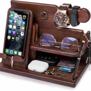 Top Men's Wood Phone Docking Station - Best Gift For Him
