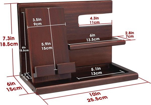 Best Wooden Phone Docking Station For Men - Personalized Gift - Image 4