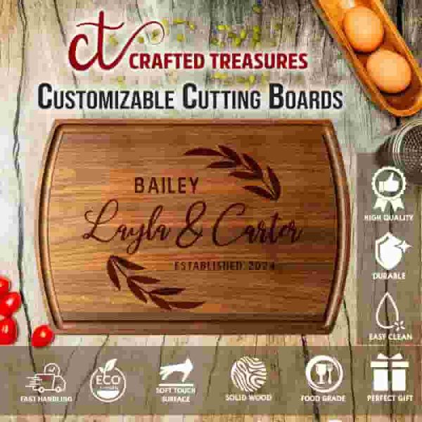 Best Personalized Engraved Cutting Board - Unique Custom Gift For Any Occasion - Image 6