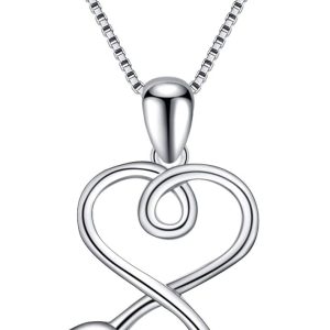 Aoboco Stethoscope Necklace, Birthstone Medical Jewelry - Graduation Gift