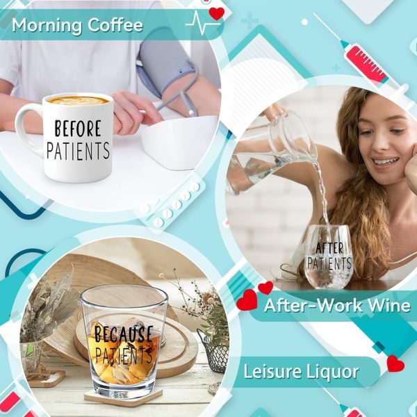 Best Nurse Appreciation Gift Set: Mug, Wine & Shot Glass - Image 4