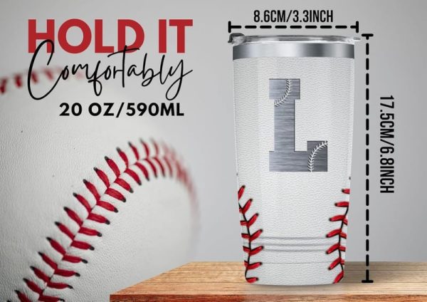 Personalized Baseball Gifts - 20oz Tumbler For Players & Coaches - Image 2