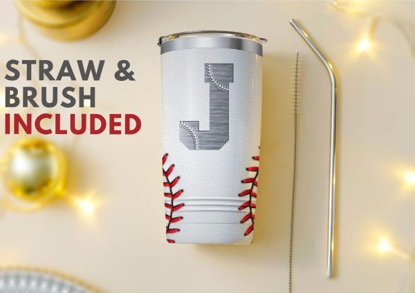 Personalized Baseball Gifts - 20oz Tumbler For Players & Coaches - Image 4