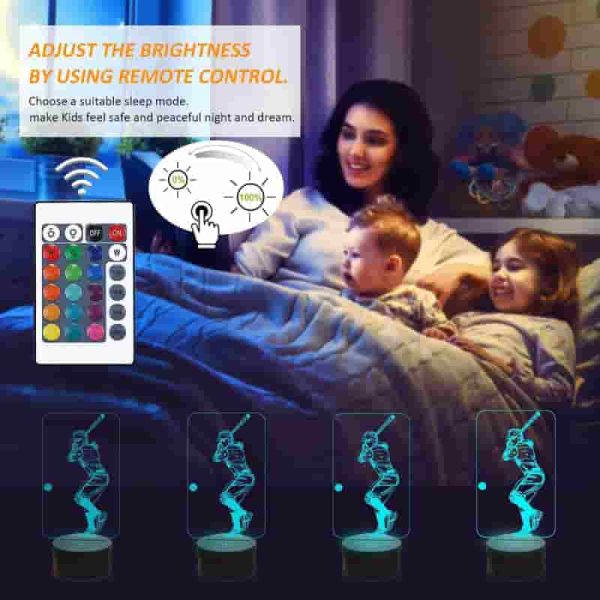 Best 3d Baseball Night Light For Kids & Fans - 16 Colors - Image 4
