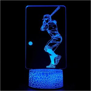 Top 3d Baseball Night Light - 7 Colors For Kids & Sports Fans