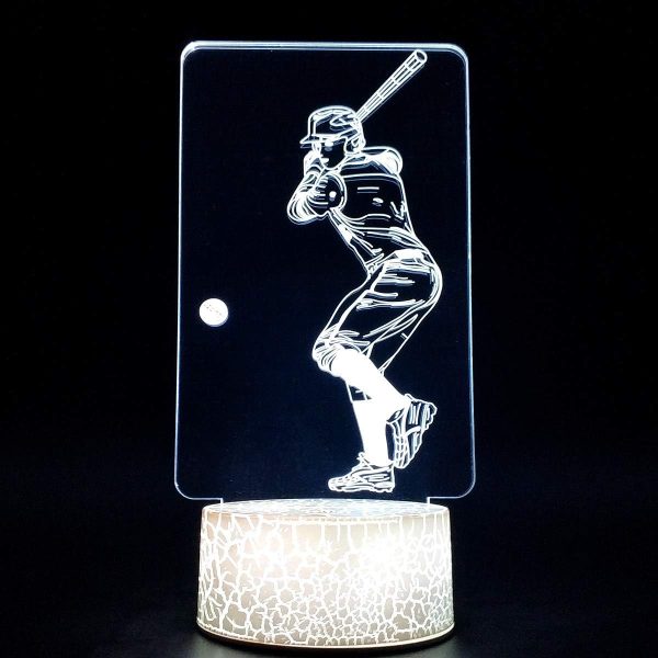 Top 3d Baseball Night Light - 7 Colors For Kids & Sports Fans - Image 3