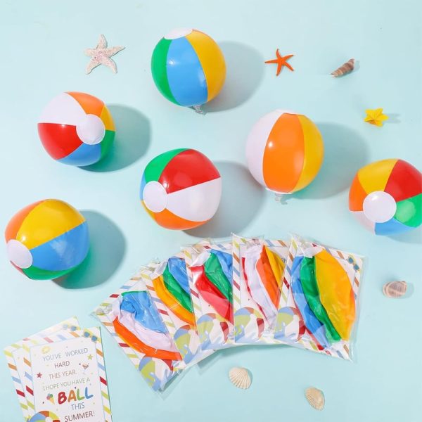 48 Pcs Summer Beach Balls & Gift Cards For Students - Image 3
