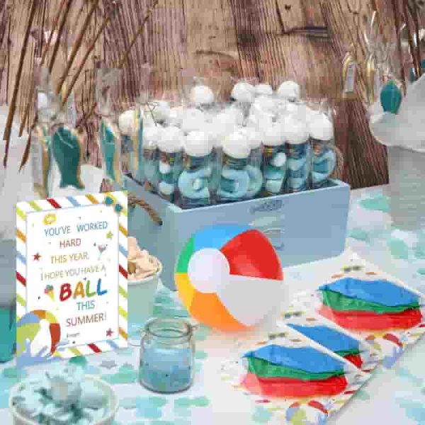 48 Pcs Summer Beach Balls & Gift Cards For Students - Image 4