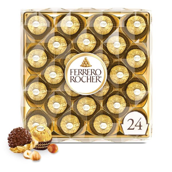 Ferrero Rocher Gourmet Milk Chocolate Hazelnut Gift Box