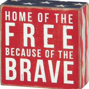 Patriotic Home Free Sign