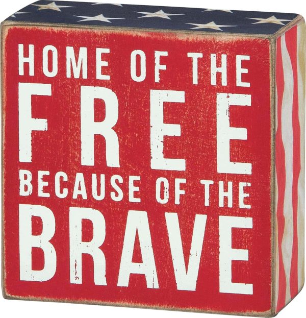 Patriotic Home Free Sign