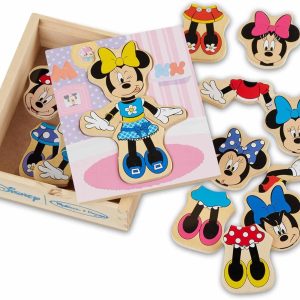 Disney Minnie Mouse Dress-up Set: Wooden 18 Pcs