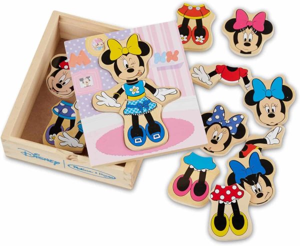 Disney Minnie Mouse Dress-up Set: Wooden 18 Pcs
