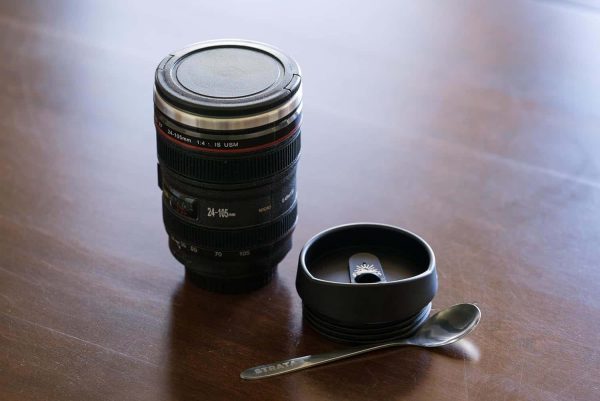 Camera Lens Coffee Mug Bundle Stainless Steel - Image 2