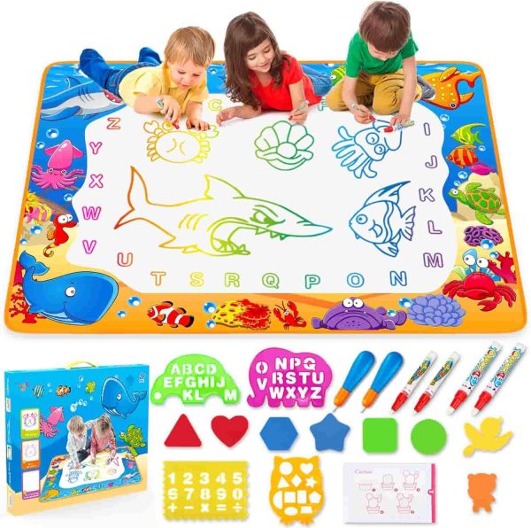 Magic Water Doodle Mat: Colorful Kids Art Toy