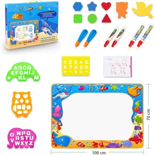 Magic Water Doodle Mat: Colorful Kids Art Toy - Image 2
