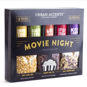 Urban Accents Gourmet Popcorn Variety Set (8-pack)