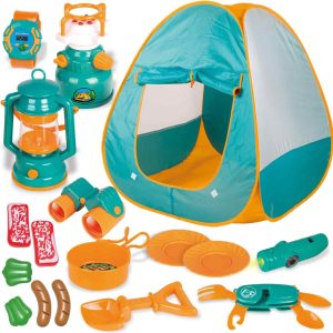 Kids Camping Adventure Pop Tent Toy Set