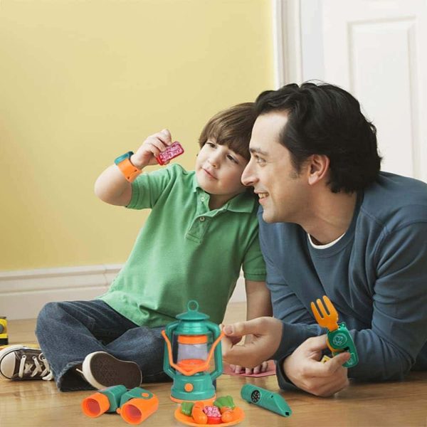 Kids Camping Adventure Pop Tent Toy Set - Image 2