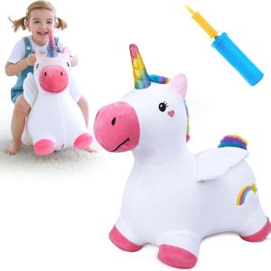 Hopping Unicorn Toddler Plush Bouncer Toy