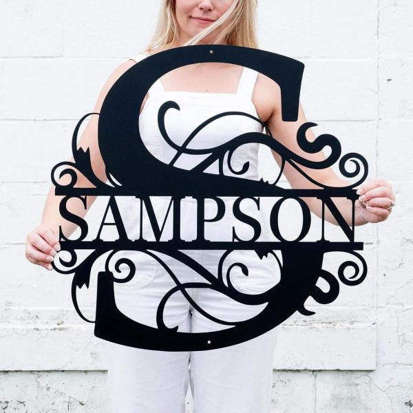 Personalized Metal Name Sign - Image 2