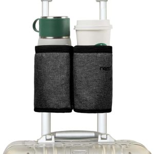 Riemot Travel Cup Holder Coffee Carrier Black