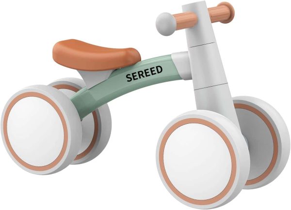 Sereed Toddler Balance Bike 4-wheel First Birthday Gift