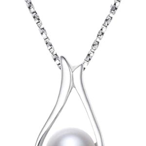 Pearl Necklace Jewelry: Christmas, Anniversary, Valentine's Gift