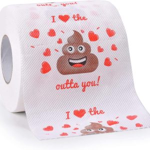 Valentine Romantic Gag Gifts Novelty Toilet Paper