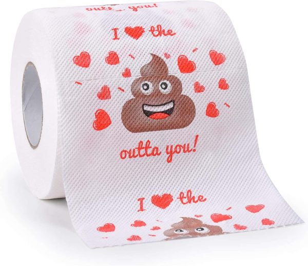 Valentine Romantic Gag Gifts Novelty Toilet Paper