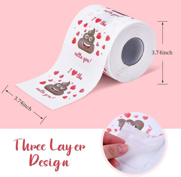 Valentine Romantic Gag Gifts Novelty Toilet Paper - Image 2