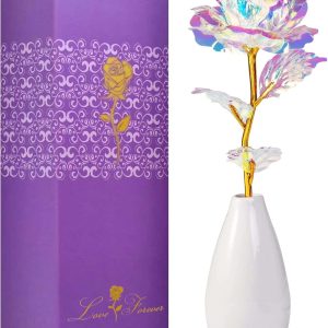 Mother's Day Gift: Artificial Rose With Vase