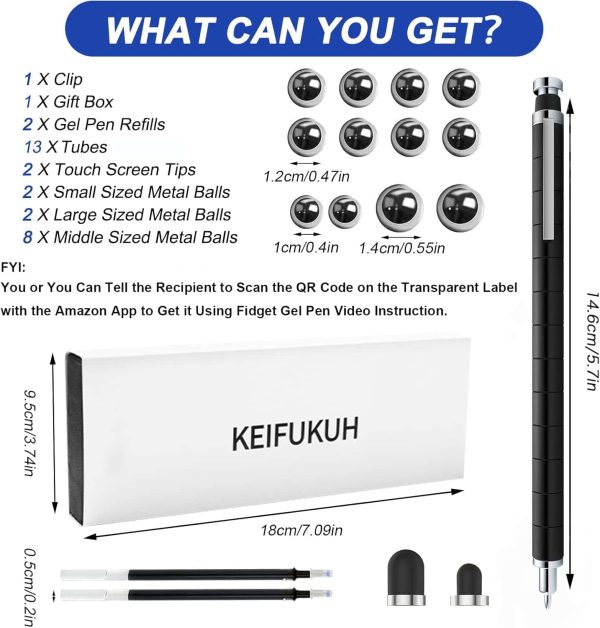 Cool Fidget Gel Pens Funny Gifts Adults Kids