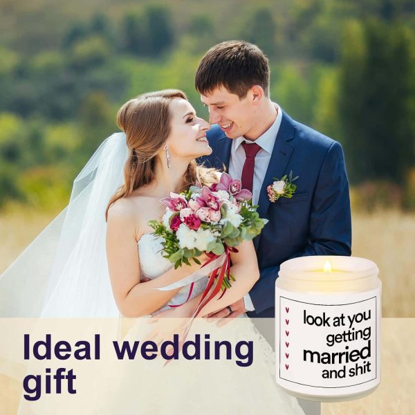 Baubledazz Bridal Candle: Lavender Soy Wax, Engagement Gift - Image 3