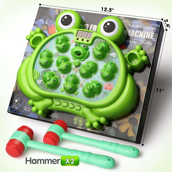 Hoperock Toddler Whack Frog Game: Musical Lights Toy - Image 2
