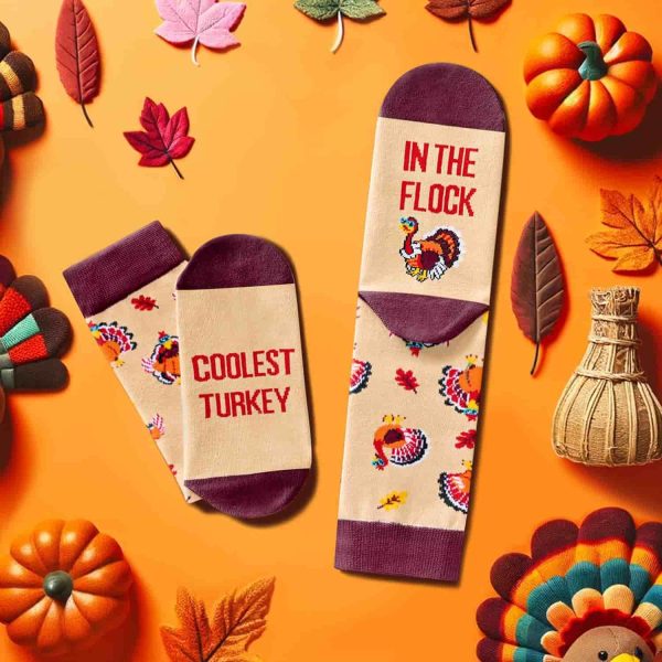Zmart Thanksgiving Turkey Socks Gift - Image 2