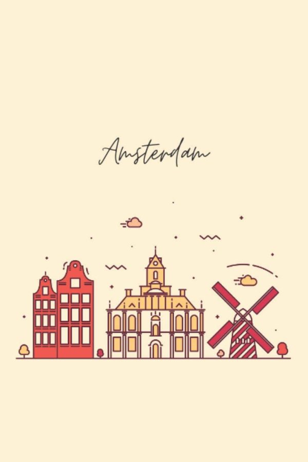 Amsterdam Travel Enthusiast Journal A5 120 Pages