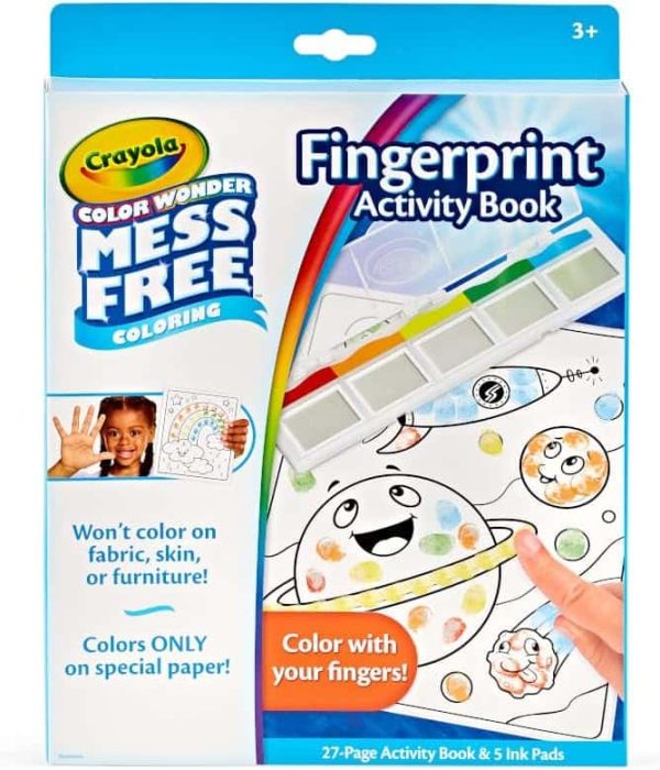 Mess-free Crayola Fingerprint Ink Set Toddler Travel Gift