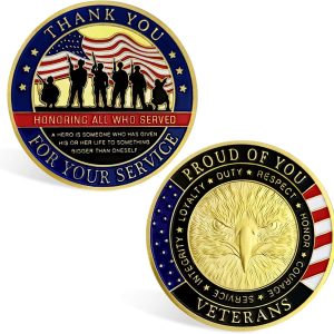 Veterans Challenge Coin: Military Retirement Gift