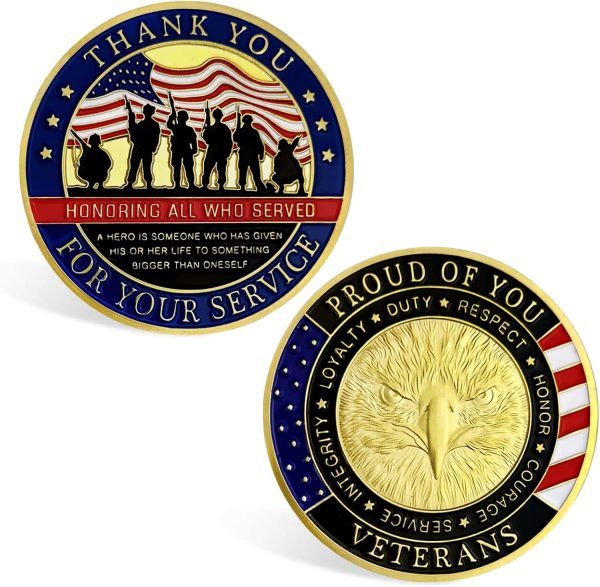 Veterans Challenge Coin: Military Retirement Gift