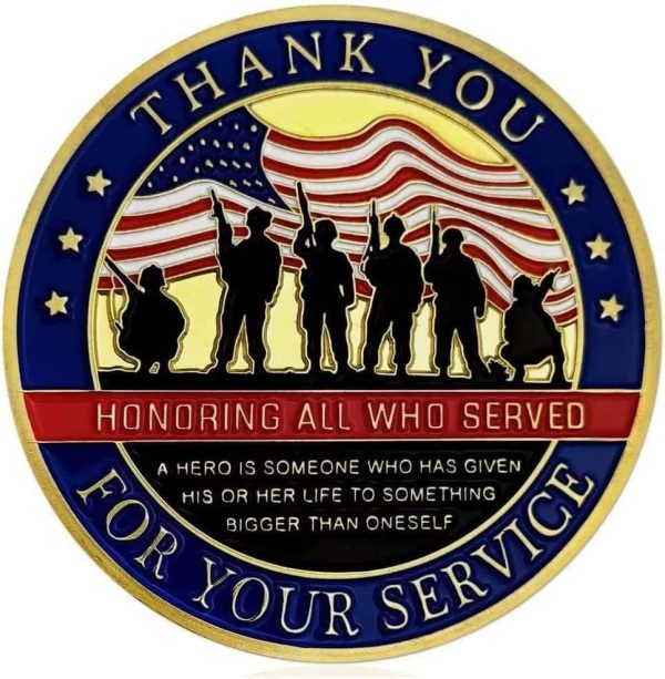 Military Appreciation Veteran Challenge Coin Set - Image 2